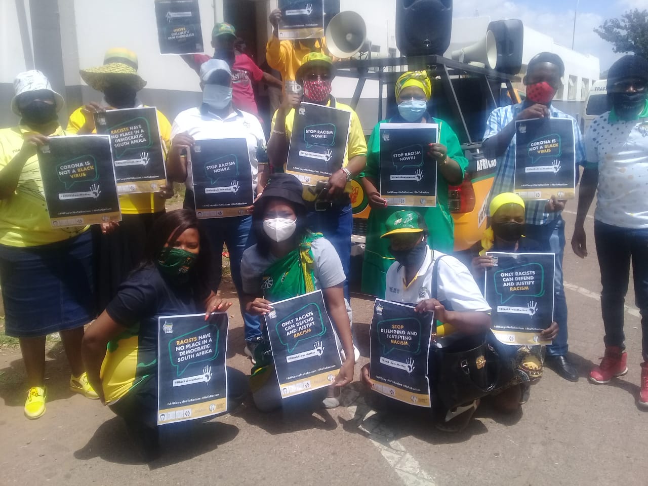 ANC stage anti-racism pickets against top news channel