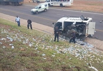 MONEY LOOTED AFTER CASH IN TRANSIT HEIST