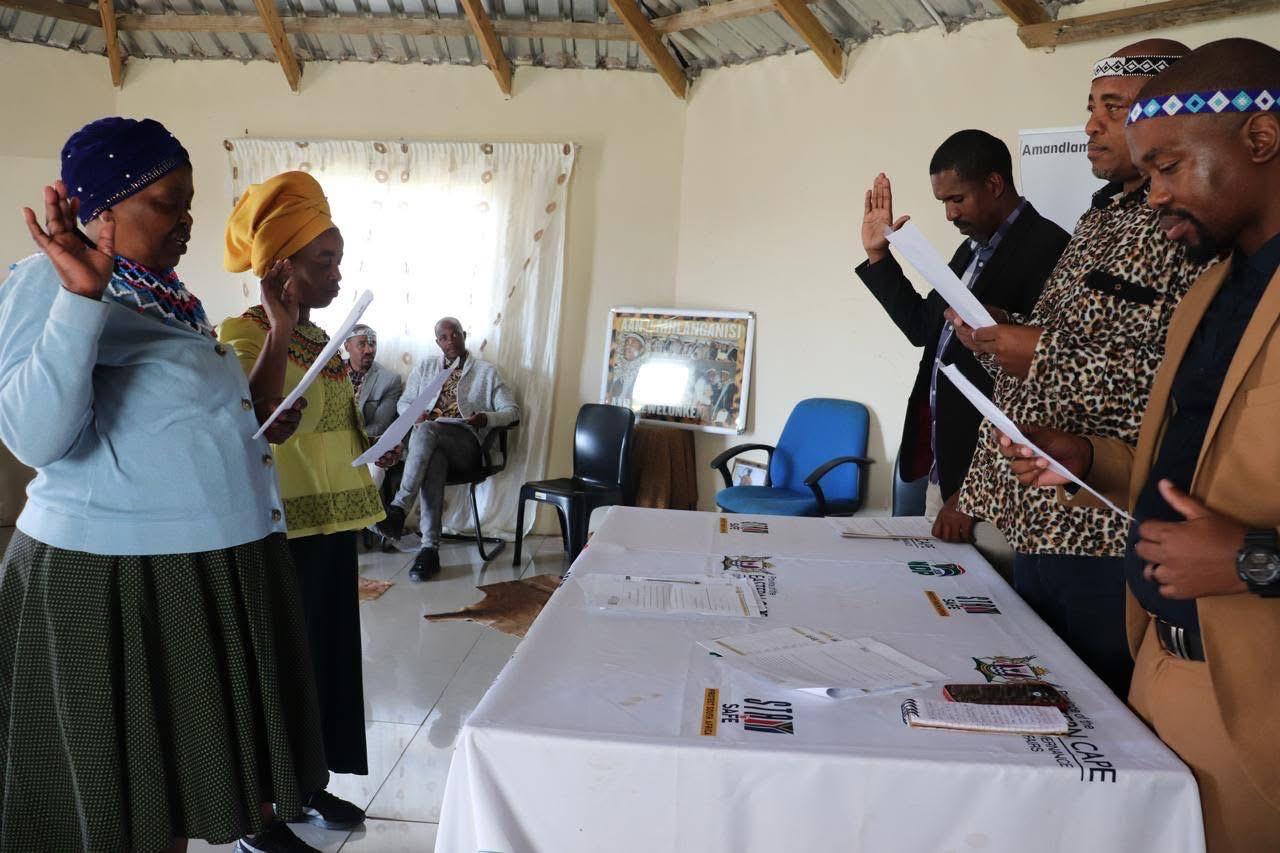 AmaNdlambe Traditional Council Sworn In at Phakamisa Ceremony